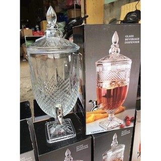 Bình thuỷ tinh đựng nước, rượu có vòi