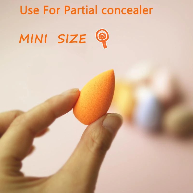 Mút Trang Điểm Mini Hình Quả Bầu 7 Màu Làm Đẹp Cho Nữ