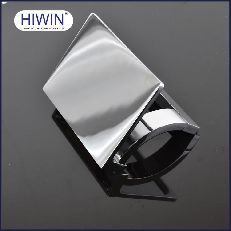 Lô giấy, hộp đựng giấy vệ sinh kèm giá để điện thoại chất liệu đồng mạ crom cao cấp HIWIN Y-11301