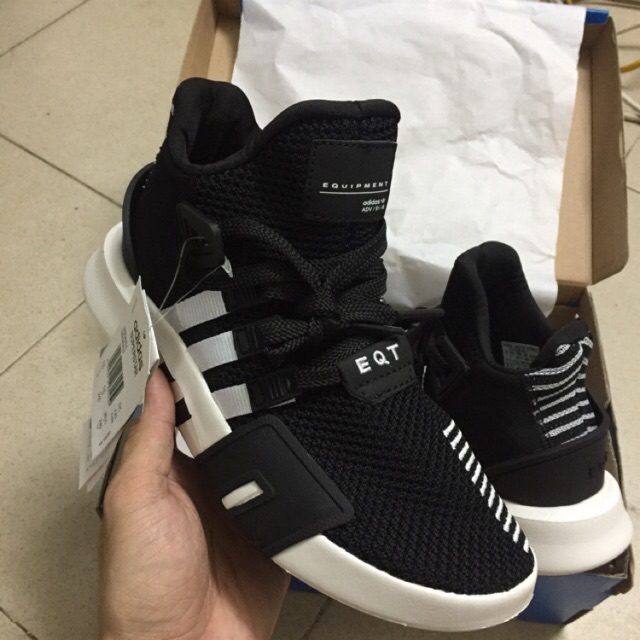 Giày EQT BASK ADV 2018 ( đen sọc trắng)