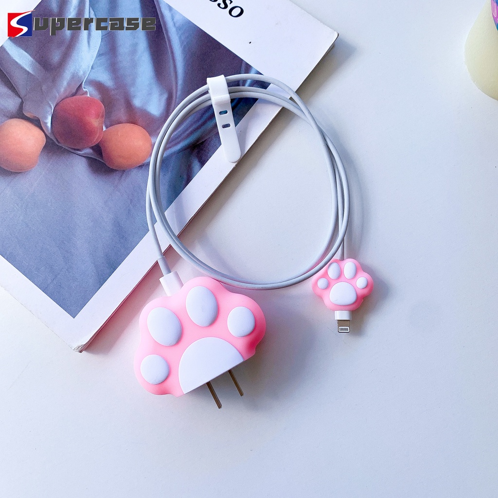 Vỏ bảo vệ bộ sạc hình dáng dễ thương thích hợp cho bộ sạc iphone