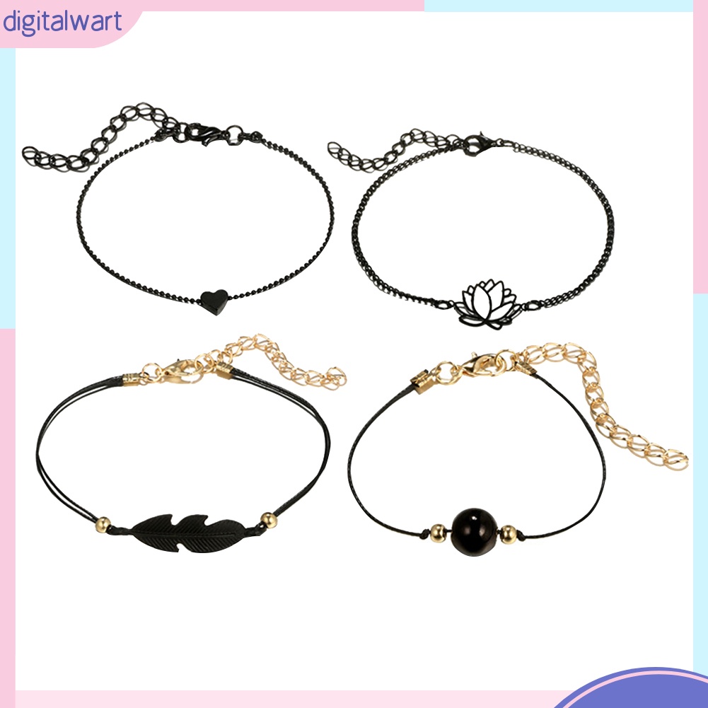 Set 4 Vòng Tay Nữ Thời Trang
