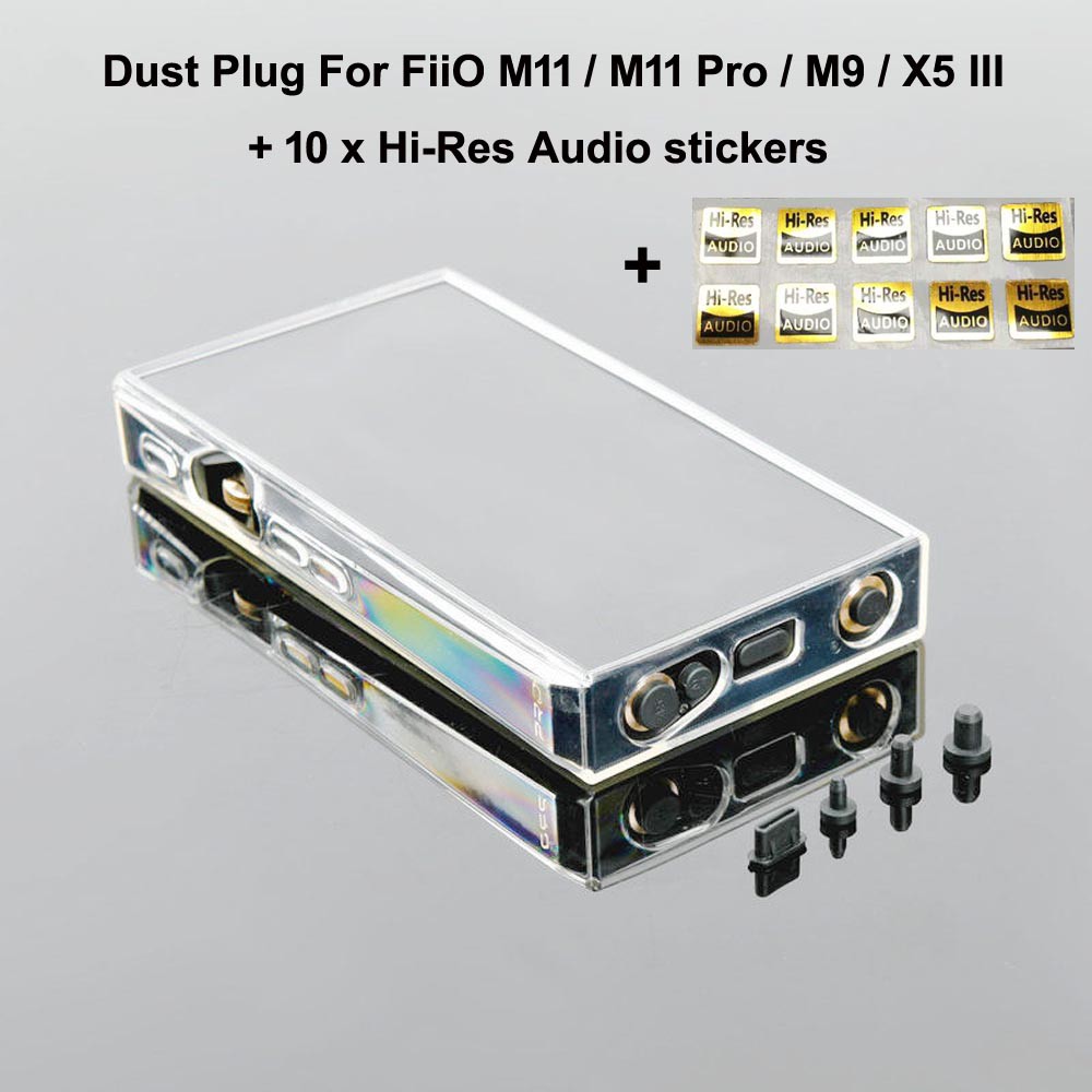 Set 2 Đầu Cắm Chống Bụi Chuyên Dụng Cho FiiO M11 Plus LTD M15 M11 Pro SHANLING M8 M6 Pro / M6 Irisso 4.4MM 3.5MM 2.5MM TypeC