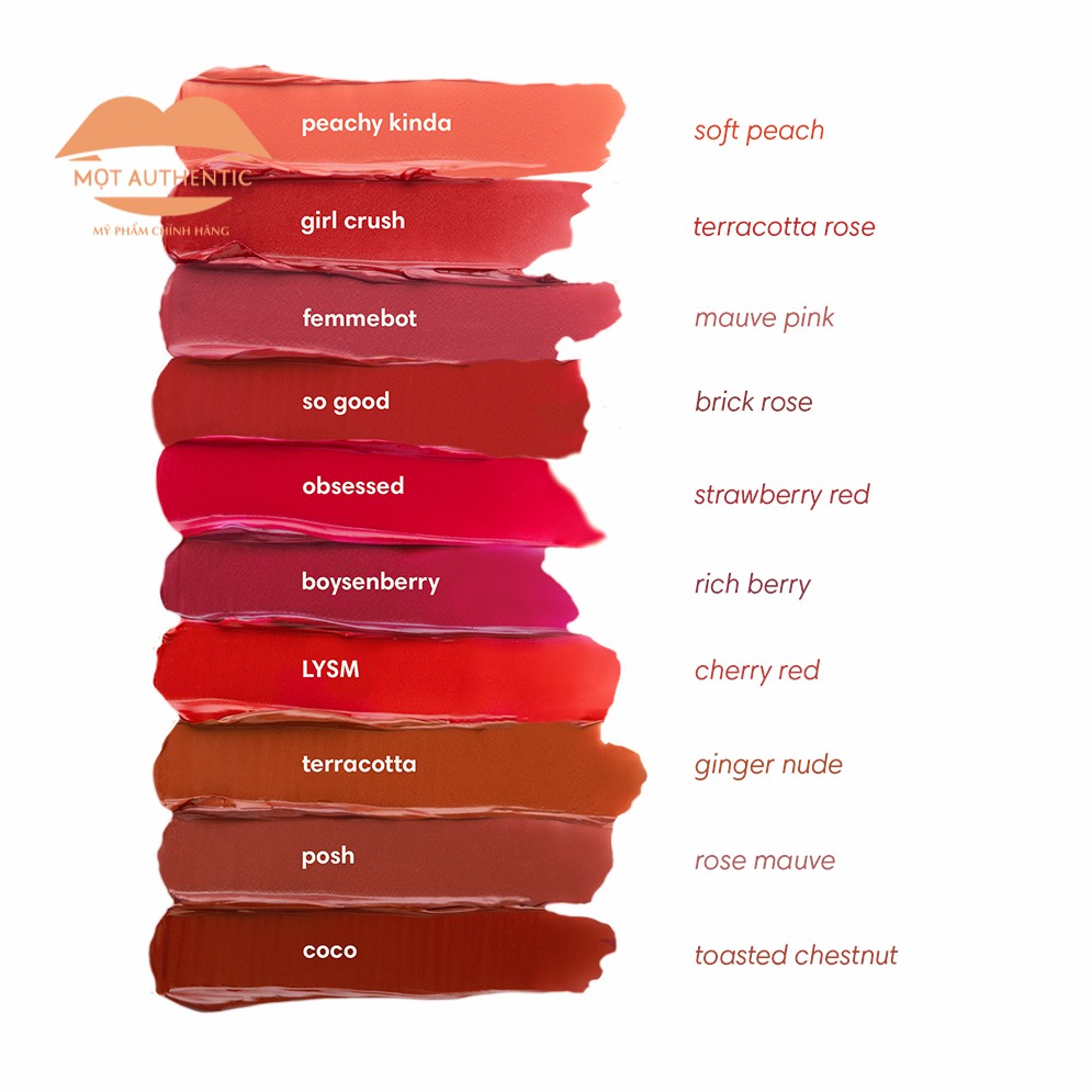 Sunnies face, son kem lì COCO , son hiện có sẵn trang điểm kết hợp dưỡng môi.