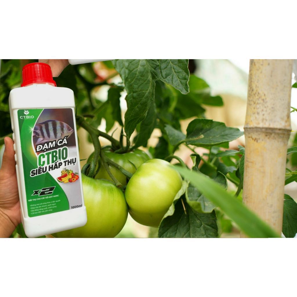Phân Hữu Cơ Đạm Cá CTBIO  Chuyên cho rau sạch, hoa cây cảnh. Tặng kèm bình xịt 2 lít cài tự động.