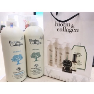 Bộ Dầu Gội Dầu xả chống rụng tóc và kích thích mọc tóc Biotin & Collagen 1000ml