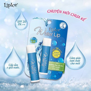 Son dưỡng không màu LipIce Water Lip 4.3g -HSD:2023