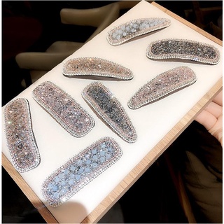 Kẹp tóc iFIT đính đá hình giọt nước phong cách Hàn Quốc