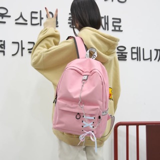 Balo off white phong cách Hàn Quốc