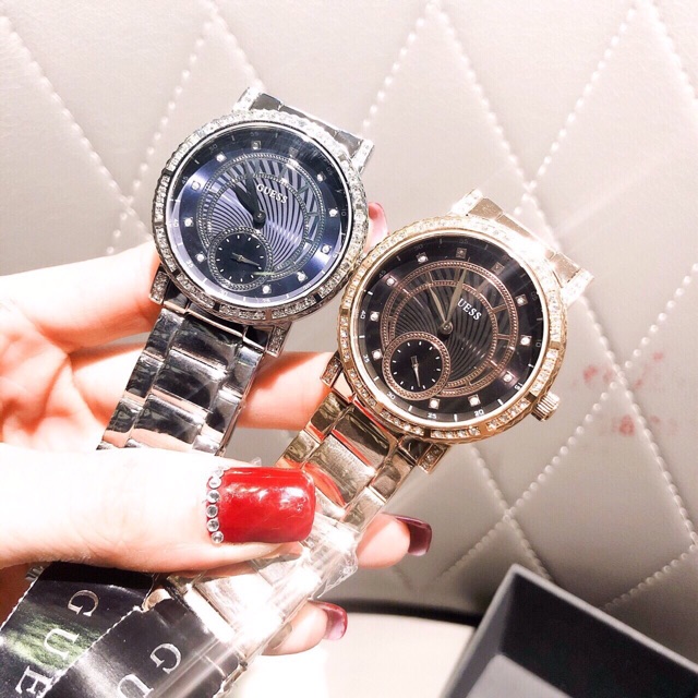 Đồng hồ nữ Guess W1006L1 swarovski cá tính fullbox hãng