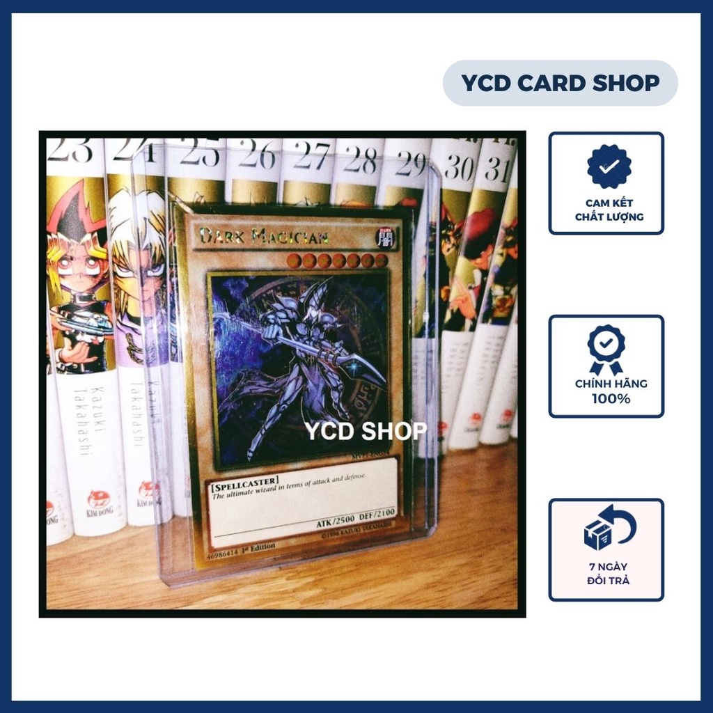 Thẻ bài Yugioh chính hãng Dark Magician  – Gold Rare