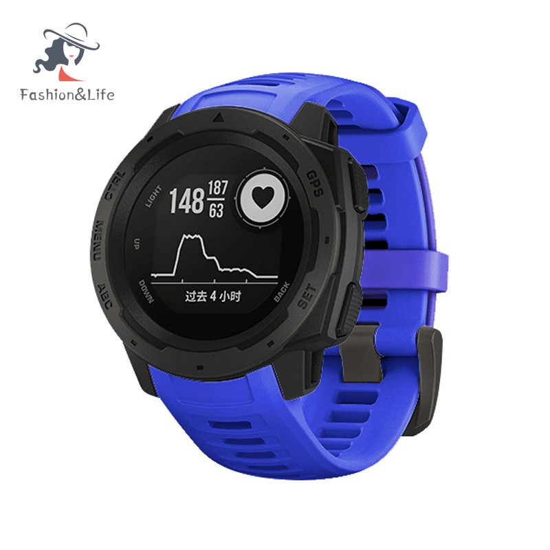 Dây Đeo Silicon Thay Thế Cho Đồng Hồ Thông Minh Garmin Instinct 22mm