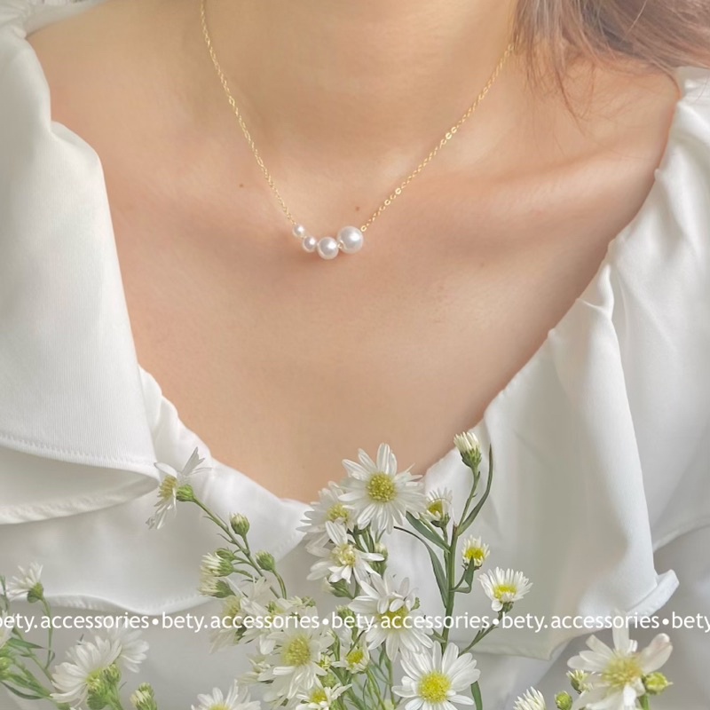 Dây chuyền nữ, vòng cổ Peary phong cách hàn quốc