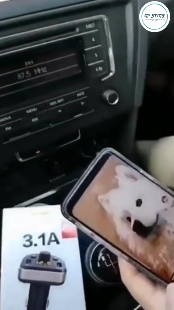 Tẩu sạc ô tô 3.1A, Bộ sạc xe hơi bluetooth MP3 đa chức năng R2P- QP STORE | BigBuy360 - bigbuy360.vn