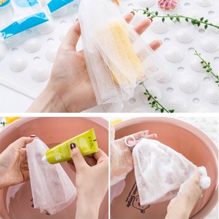 Lưới tạo bọt sữa rửa mặt, xà phòng