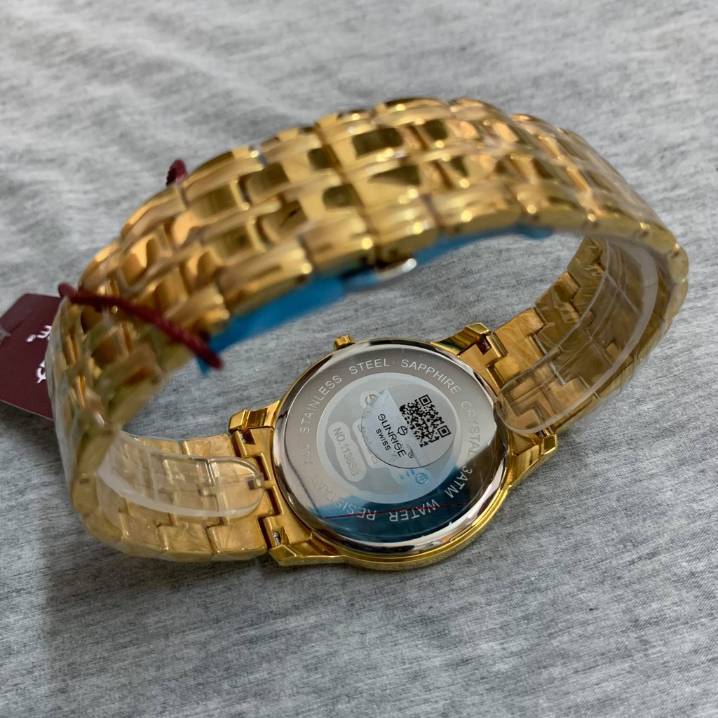 Đồng hồ Sunrise Nam chính hãng Nhật Bản M1138SB - kính saphire chống trầy - bảo hành