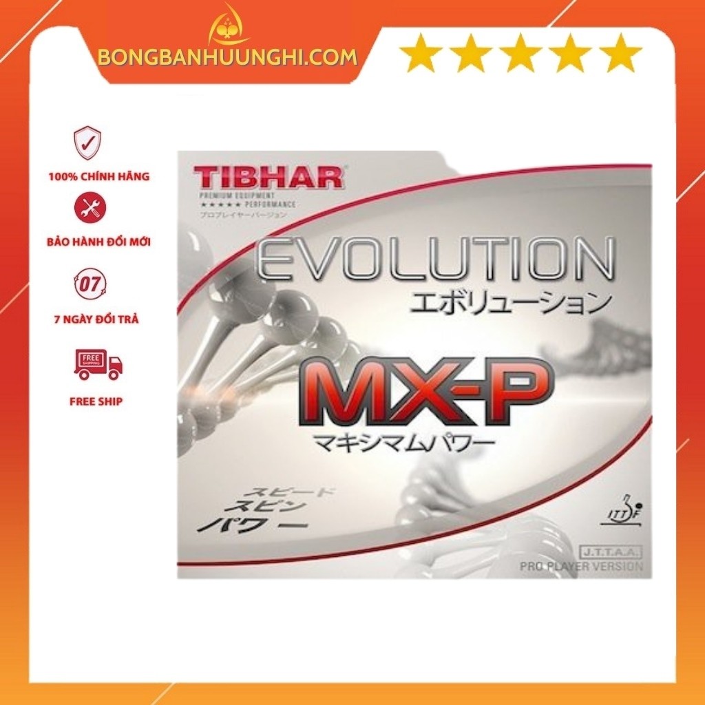 Mặt Vợt Tibhar EVOLUTION MXP Bóng Bàn Công Nghệ Đức Tốc Độ Cao