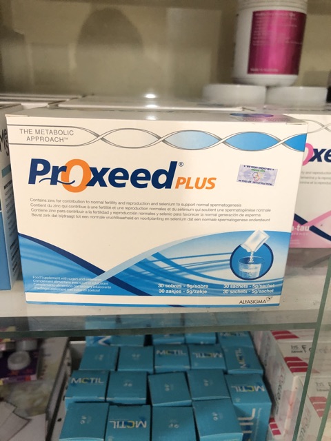 Proxeed plus tăng chất lượng, số lượng tinh trùng cho nam