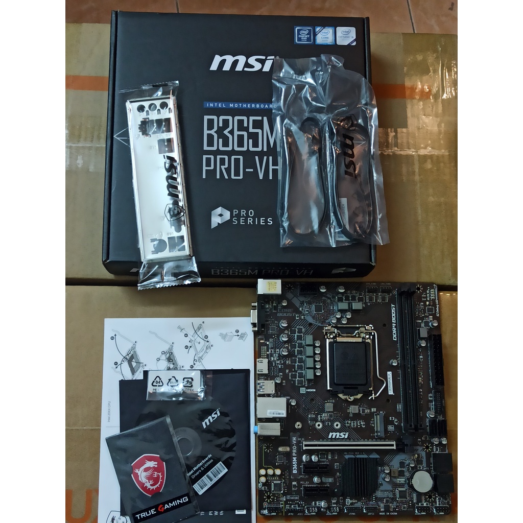 Bo mạch chủ MSI B365M PRO-VH 1151v2 Socket 1151,2 khe ram, m-ATX, Intel B365  bảo hành 3 năm hãng
