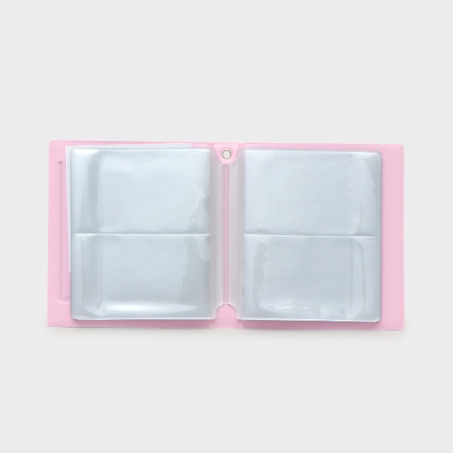 DAISO Collect Book Sách sưu tập 2P gồm 20 túi/80 thẻ ảnh có móc khóa dễ thương cho bé