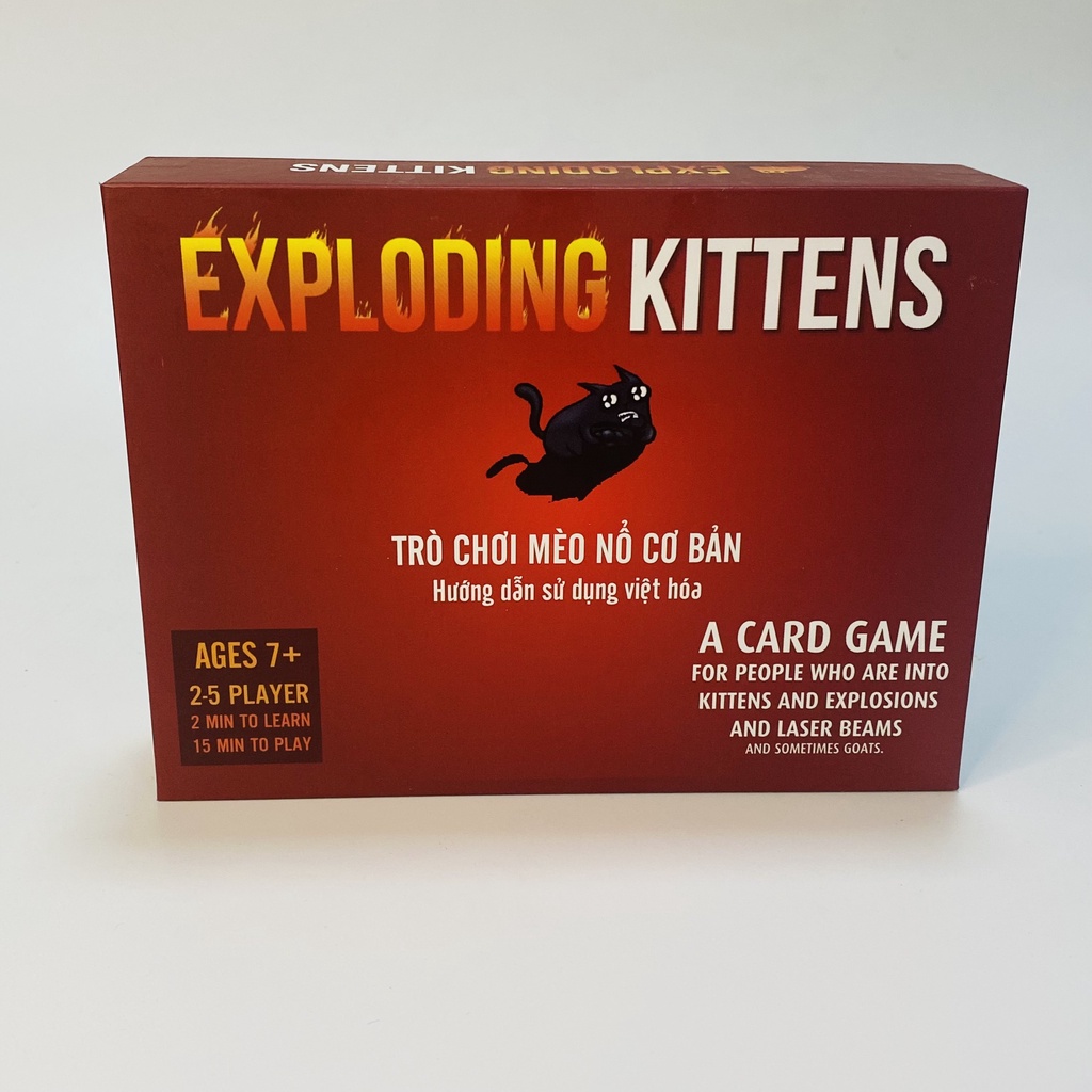 [Việt hóa] Mèo Nổ hộp cứng TOP BOARDGAME - Exploding Kittens BoardGame