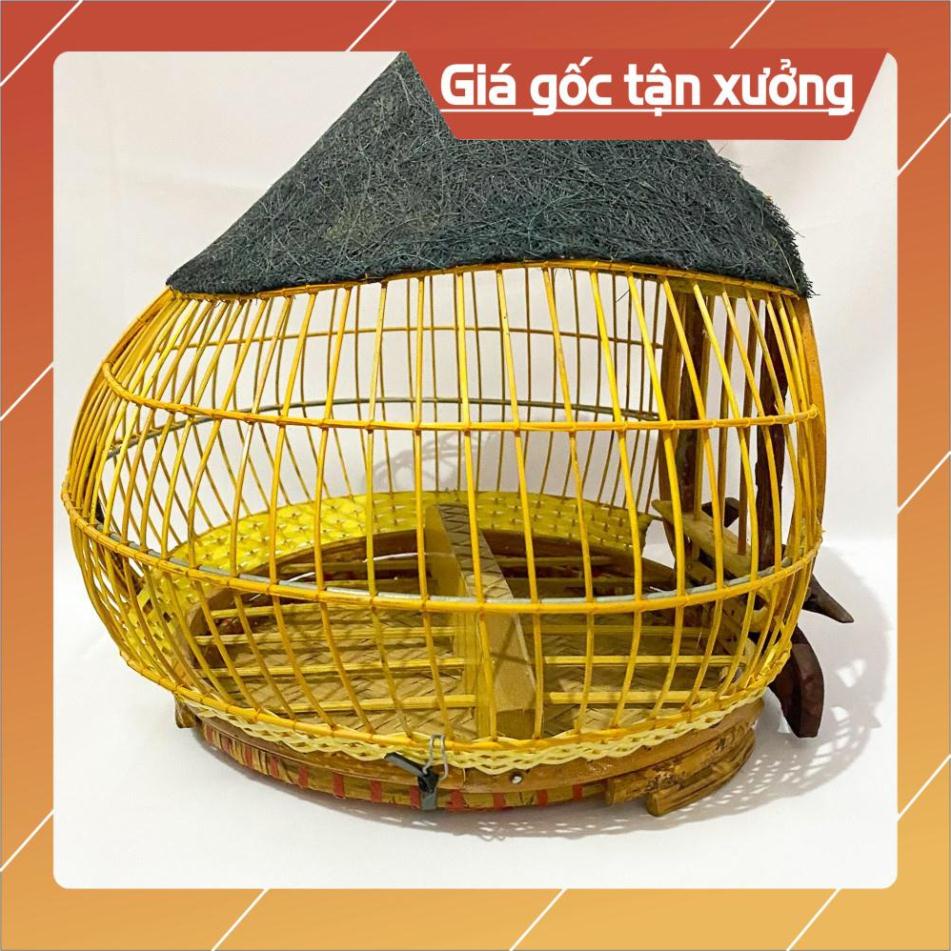 Lồng chim cu gáy LOCHIHA chất lượng cao kèm phụ kiện lồng chim LC74