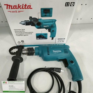 Chính hãng - máy khoan động lực cầm tay 500w makita m0801b đầu kẹp 13mm