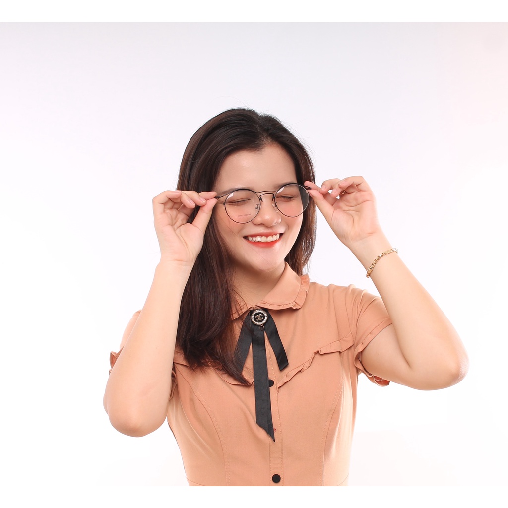 Gọng kính hợp kim siêu nhẹ siêu bền hợp thời trang Ouress 5593