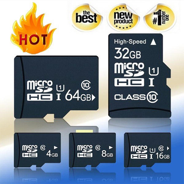 Thẻ Nhớ Micro Sd Tf Class10 Dung Lượng 2gb / 8gb / 16g / 32g / 64gb