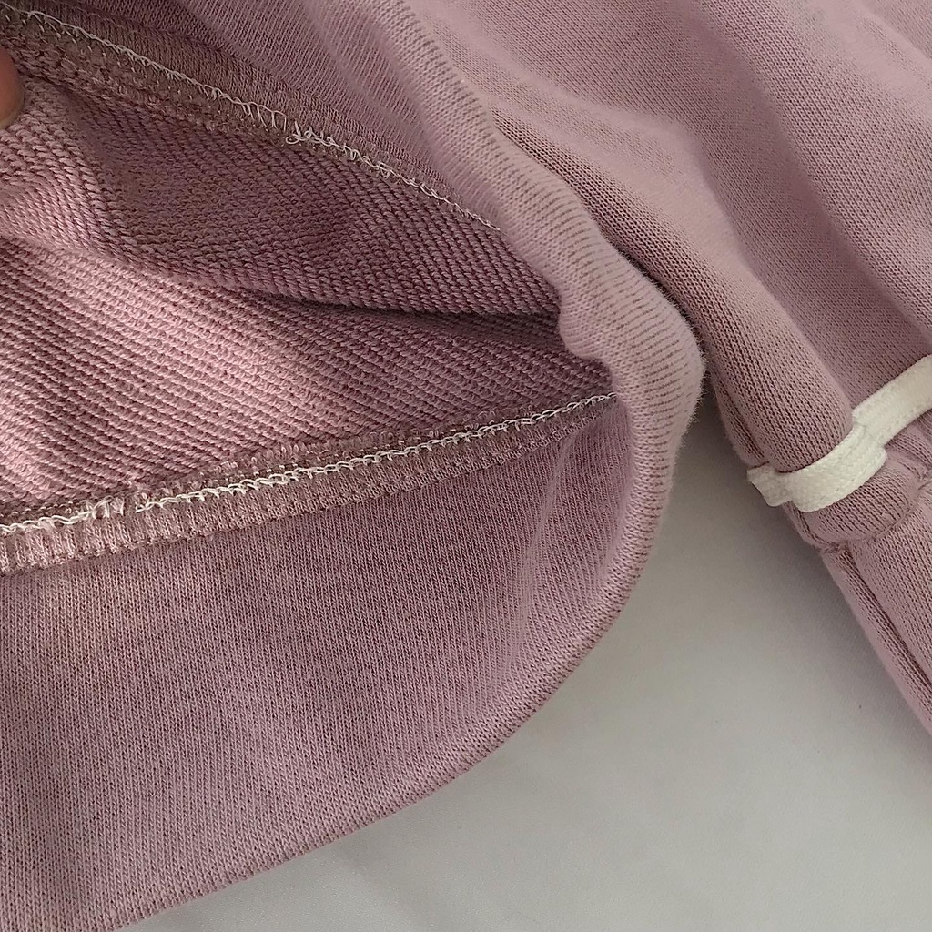 Áo Khoác Nỉ Nữ JEM CLOSET Form Rộng West Áo Khoác Oversize Phong Cách Unisex Hàn Quốc Màu Tím 10102