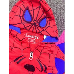 Áo khoác siêu nhân Nhện cho bé - SAMKIDS (hình thật) có size đại