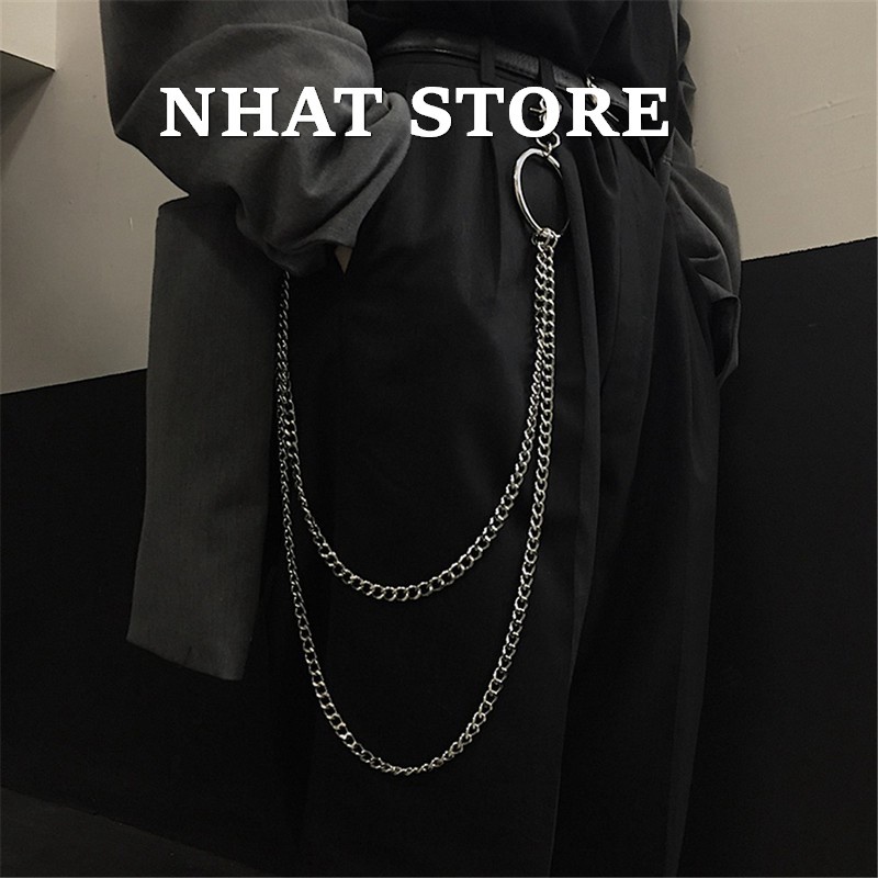 Dây xích quần áo thời trang nam nữ, dây xích unisex Nhat Store
