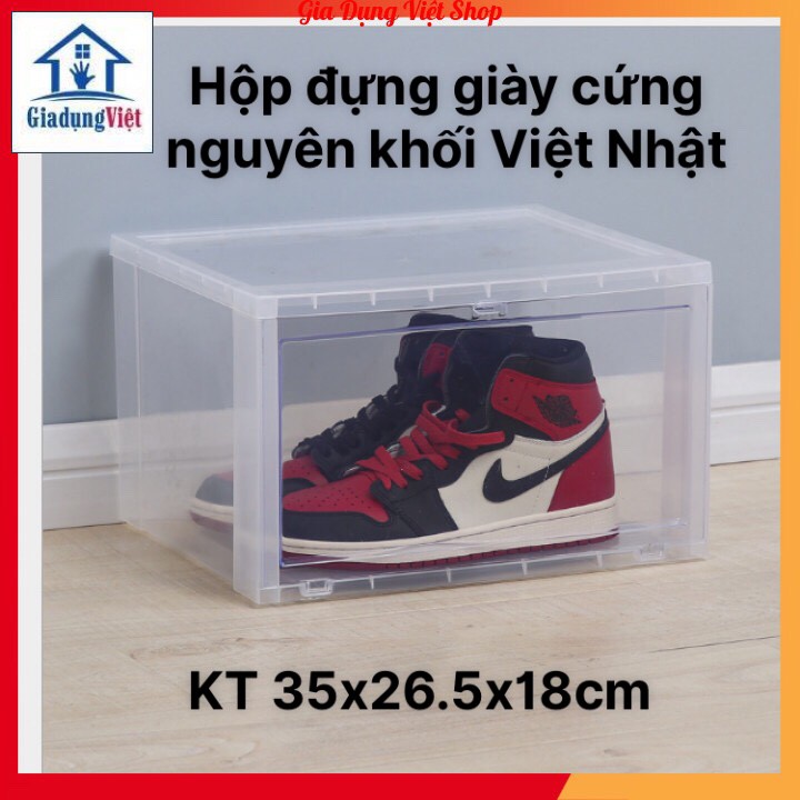 [Nhựa Việt Nhật] Hộp Đựng Giày Size Lớn  Việt Nhật (Nhựa Cứng Nguyên Khối (DxRxC)35x26.5x18cm