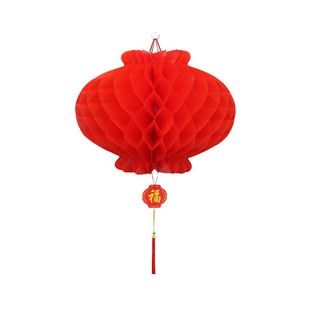 Đèn lồng xếp đỏ trang trí tết size 22/30/36cm