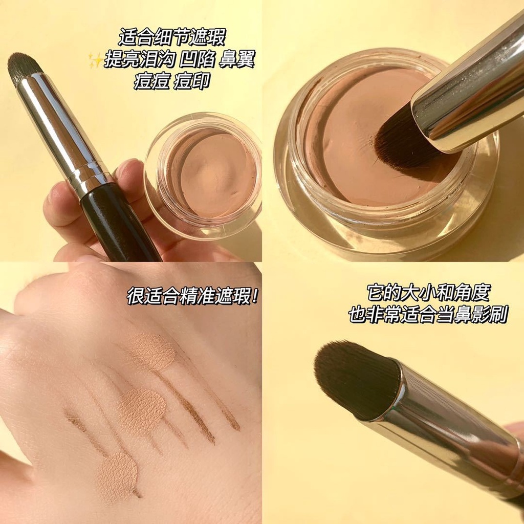 Cọ Trang Điểm Che Khuyết Điểm XIXI Đầu Tròn Cho Mắt / Môi Chất Liệu Lông Mềm Tự Nhiên