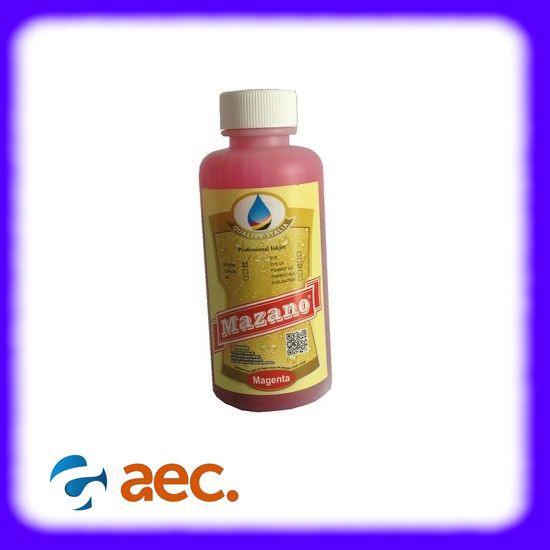 Mực dầu Pigment UV chống nước, chống bay màu thương hiệu Mazano chai 100ml màu M (đỏ) dùng cho máy in Epson