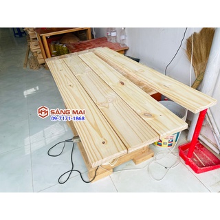 Tấm gỗ thông mặt rộng 12cm x dày 1cm x dài 120cm + láng mịn 4 mặt