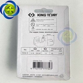 DAO CẮT ỐNG ĐỒNG KINGTONY 7915A-19