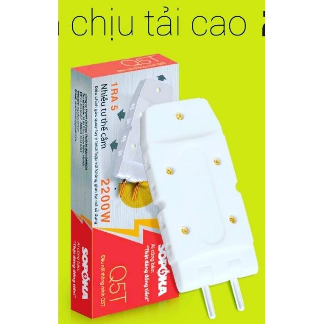 Ổ ĐIỆN CHIA 3,CHIA 5  SOPOKA  2200W DẸP MỎNG SIÊU TIỆN LỢI