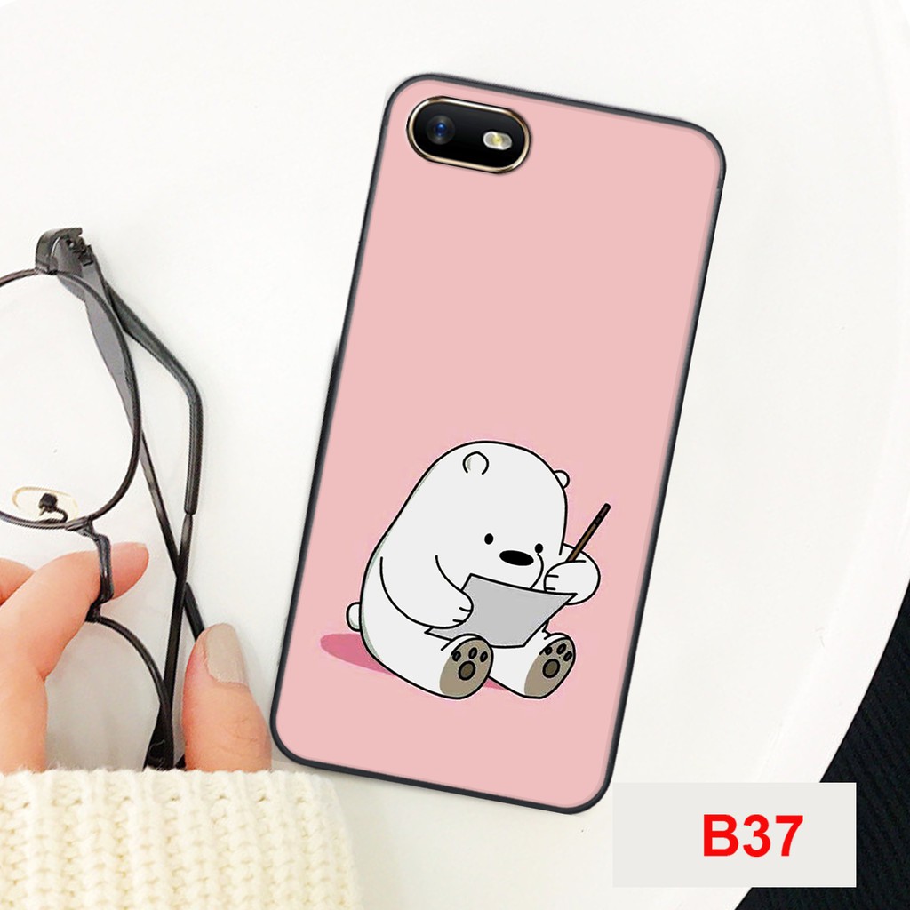 [HOT]ỐP LƯNG OPPO A3S/A1K/REALME C1/REALME C2 HÌNH 3 CHÚ GẤU CỰC DỄ THƯƠNG