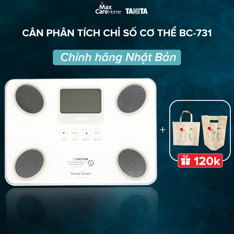 Cân điện tử thông minh phân tích 10 chỉ số cơ thể, cân phân tích chỉ số cơ thể Tanita Nhật Bản cực bền cực chính xác