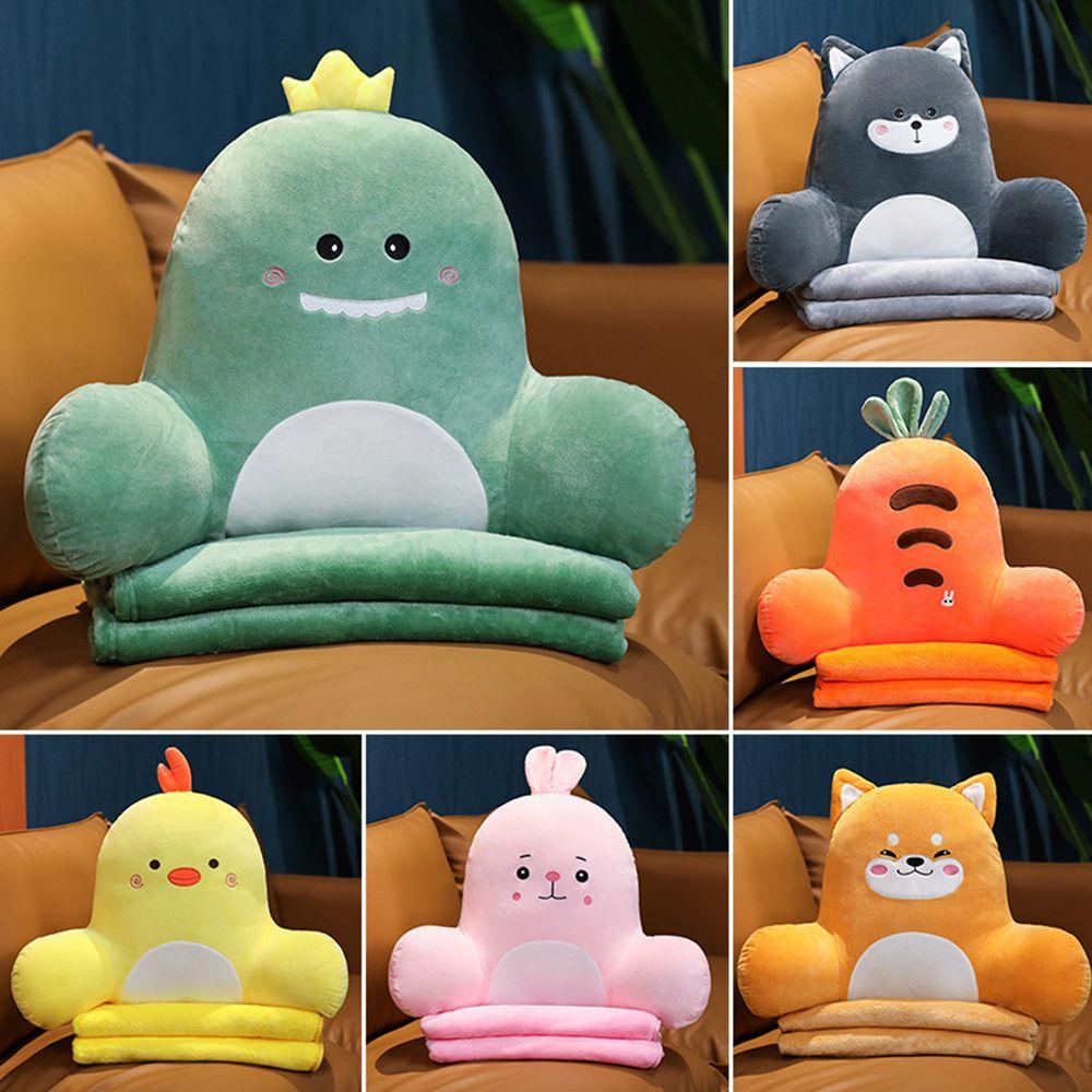 CONOPERY Bộ Chăn Gối Mềm Hình Thỏ Cà Rốt Dễ Thương