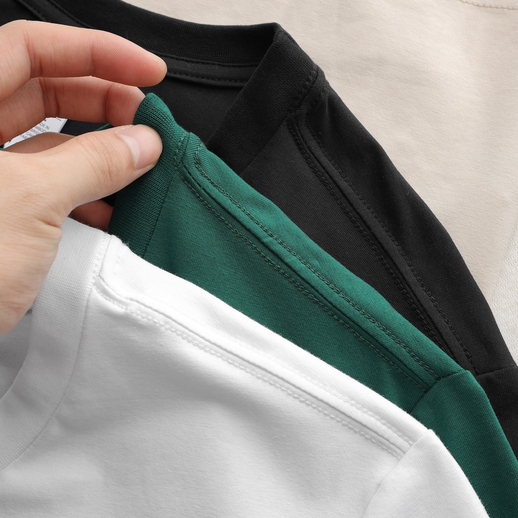 Áo thun thời trang phối màu cá tính, công nghệ in phồng cao cấp