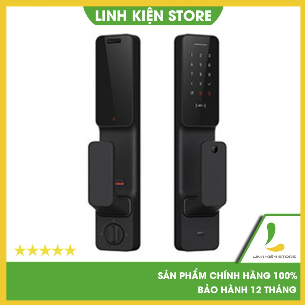 Khóa cửa thông minh Xiaomi Mijia Push-Pull - khóa cửa vân tay với công nghệ AI nhận diện vân tay 3D, báo động từ xa