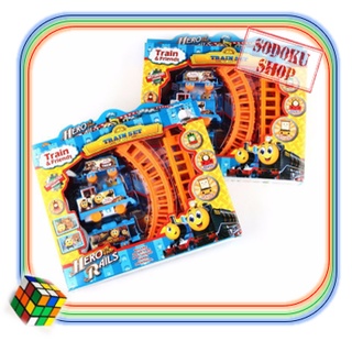 Đoàn xe lửa thomas chạy pin - đồ chơi xe lửa lắp ráp đường ray cho bé 02012