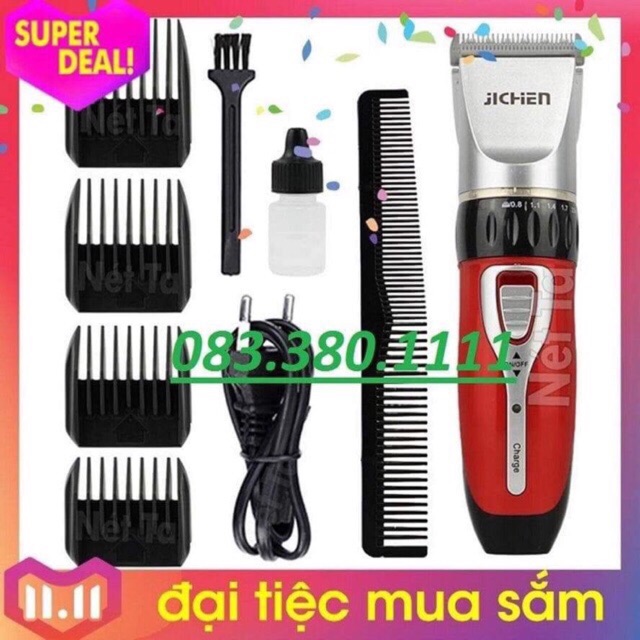 Sỉ                 Tông đơ cắt tóc gia đình JICHEN 0817 tặng kèm lược