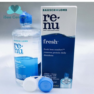 Nước ngâm lens kính áp tròng mềm renu 355ml - bausch & lomb - usa