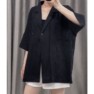 [Bigsize 55-100kg] Áo sơ mi cổ vest