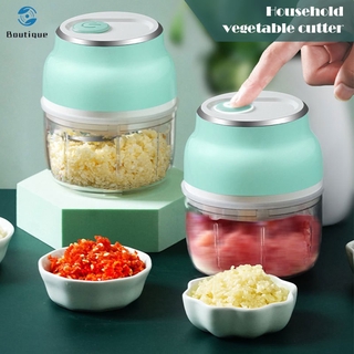 Electric Mini Garlic Chopper Vegetable Food Mincer USB Rechargeable for Home