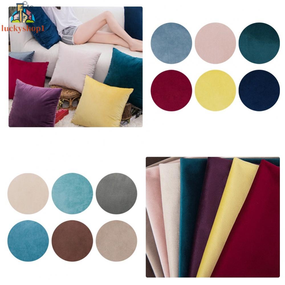 Vải gối tự nhiên Sofa Velvet Gối Case Màu Kích thước 40x40cm